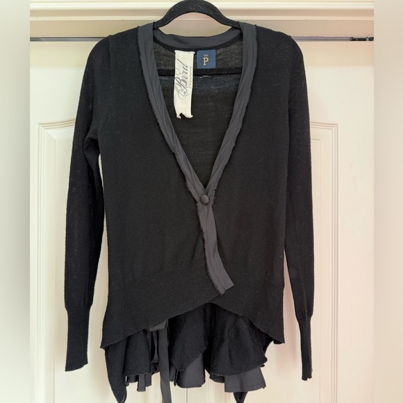 Bird by Juicy Couture Sweaters - BIRD BY JUICY COUTURE | Y2K 00s Black Merino Wool Sweater